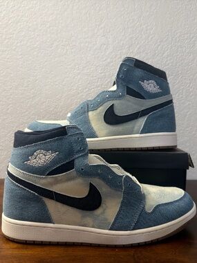 Air Jordan 1 Retro High OG 'Denim' FQ2947-100 Men's Size 13